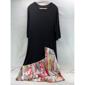 New CQbyCQ women’s black, T-shirt, dress M